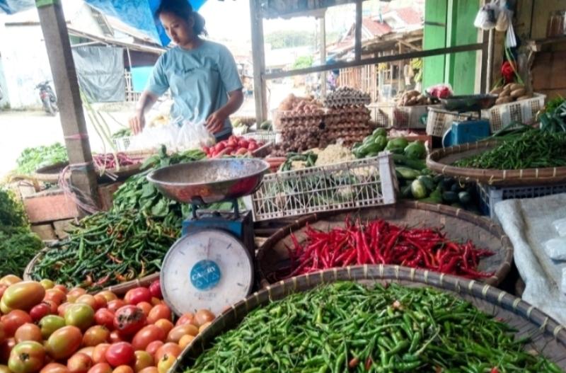 Masuk Nataru Harga Cabai dan Telur di Pesisir Barat Lampung Mulai Turun