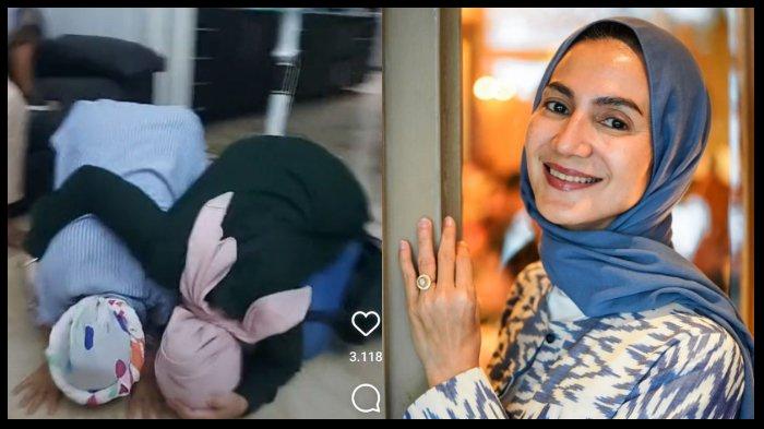 Momen Wanda Hamidah Sujud Syukur Rumahnya Batal Dieksekusi