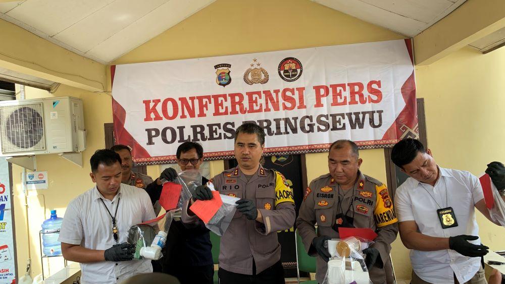 66 Kasus Narkoba dan 91 Tersangka Diungkap Polres Pringsewu Lampung Sepanjang 2022