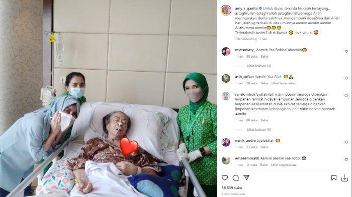 Nenek Raffi Ahmad Tak Sadarkan Diri, Amy Qanita Berharap yang Terbaik