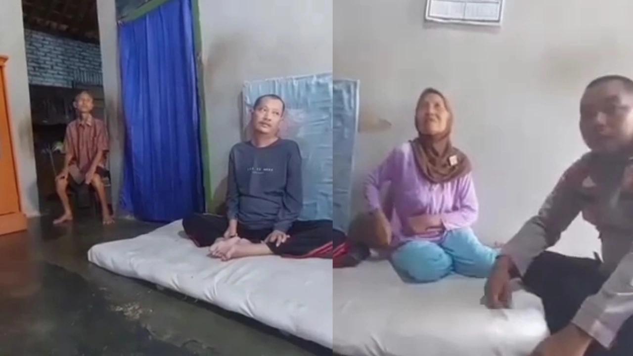 Kisah Pilu Nenek Sukinem di Lampung Tengah, Alami Kebutaan Berjuang Rawat Dua Anak Lumpuh - Tribunlampung.co.id