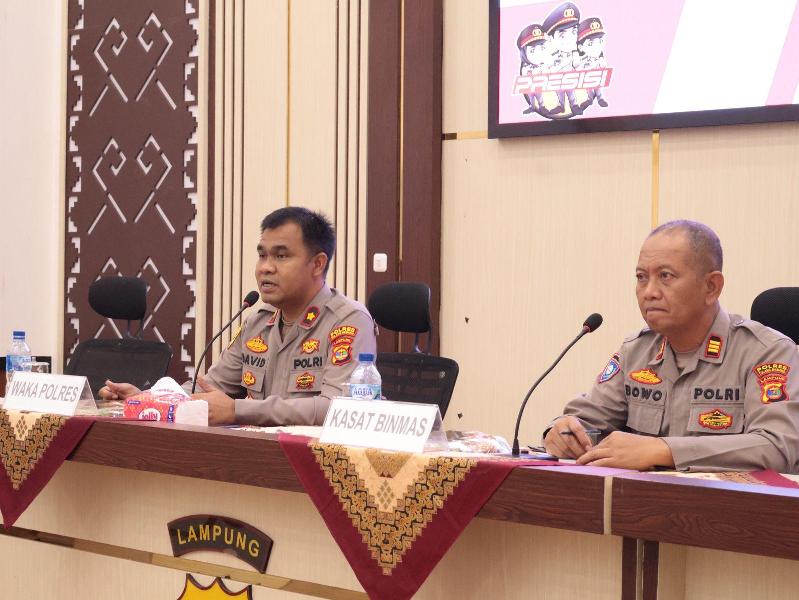 Wakapolres Tulangbawang Pacu Bhabinkamtibmas Tingkatkan Kinerja