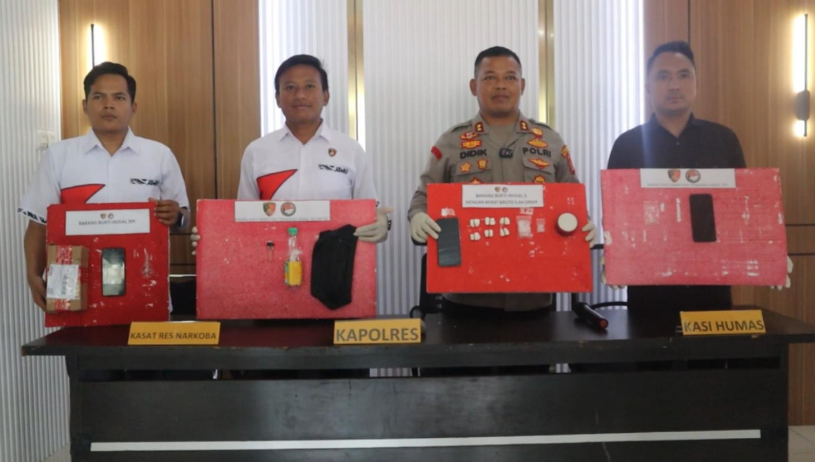 Kapolres Perangi Narkoba di Way Kanan dengan Jabatan yang Baru Dua Hari