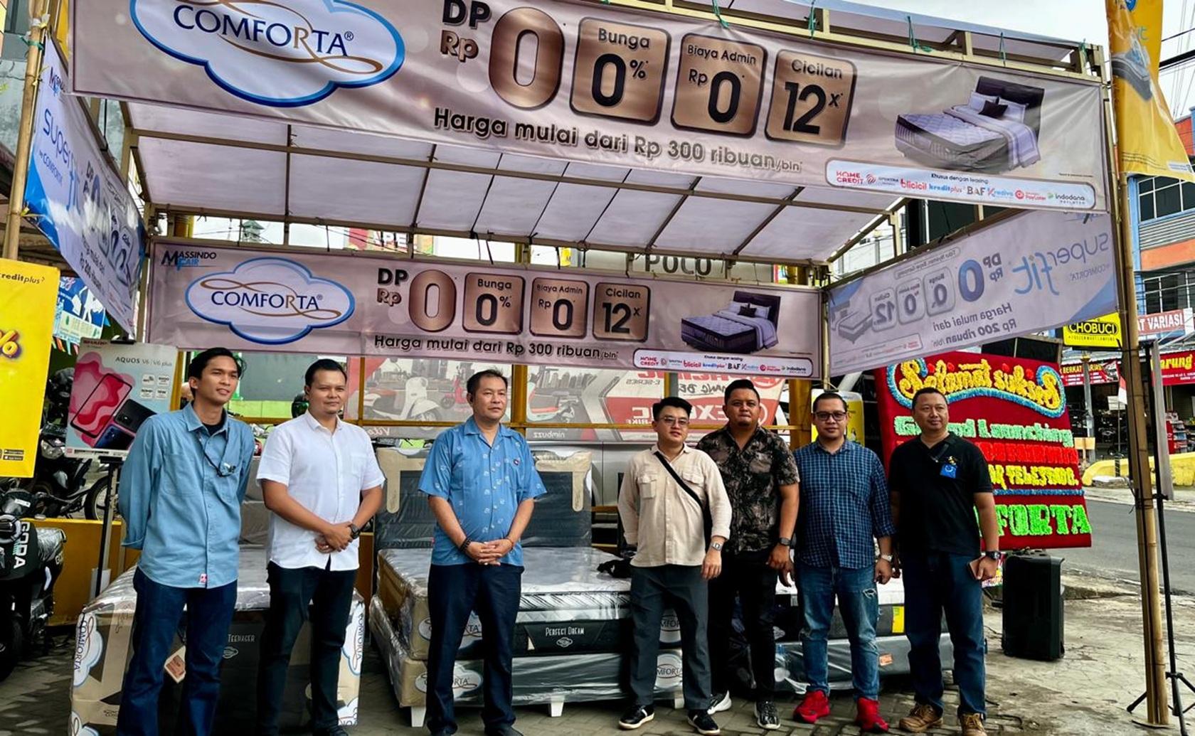 Massindo Fair Lampung, Bawa Pulang Produk Comforta Mulai Rp300 Ribuan Tenor 12 Bulan