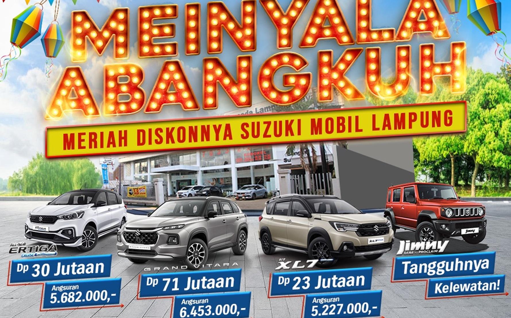 Suzuki Persada Lampungraya Beri Diskon Spesial di Mei 2024 Lewat Menyala Abangkuh