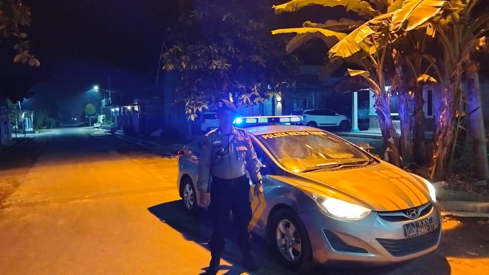 Patroli Rutin Polres Metro Polda Lampung, Langkah Nyata Antisipasi Kejahatan 3C