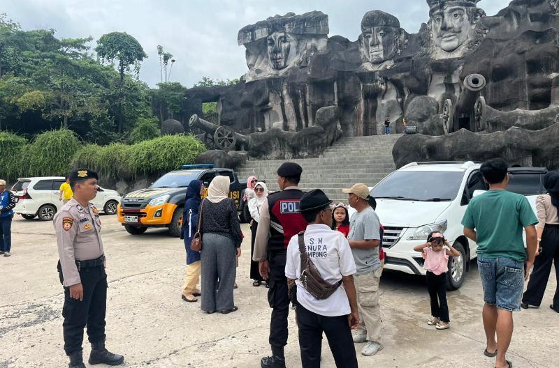 Antisipasi Gangguan Kamtibmas Saat Libur Imlek, Polres Tulangbawang Barat Gelar Patroli Wisata
