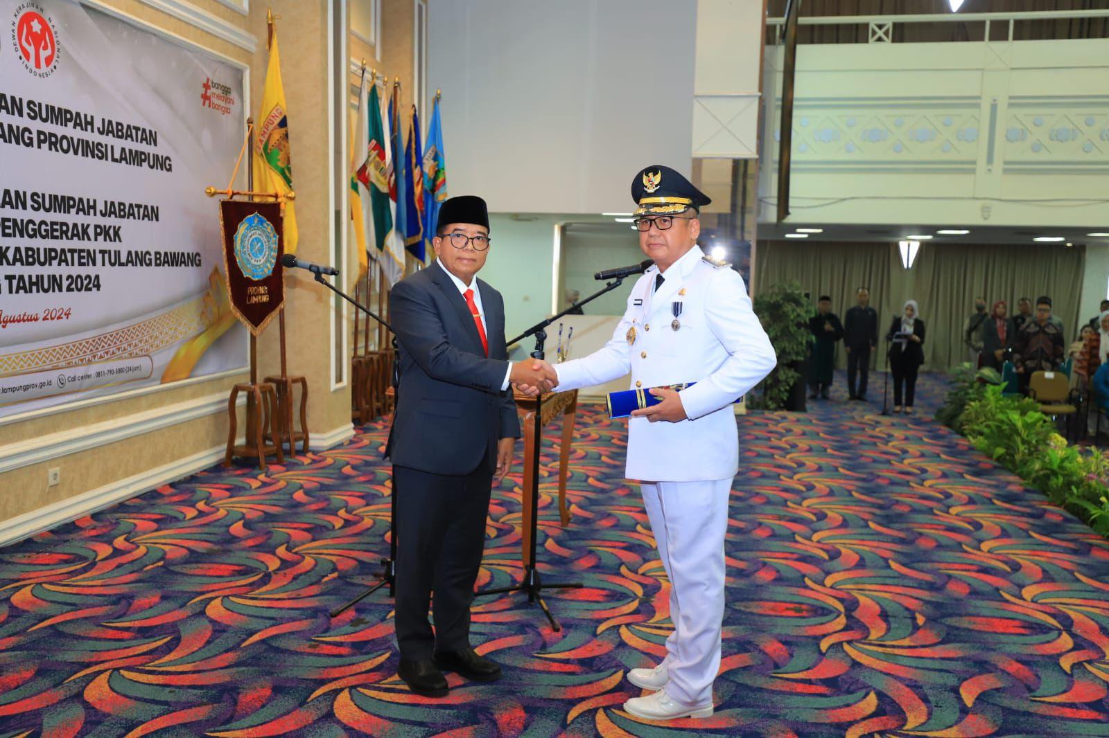 Ferli Yuledi Dilantik Jadi Penjabat Bupati Tulangbawang Menggantikan Qudratul Ikhwan