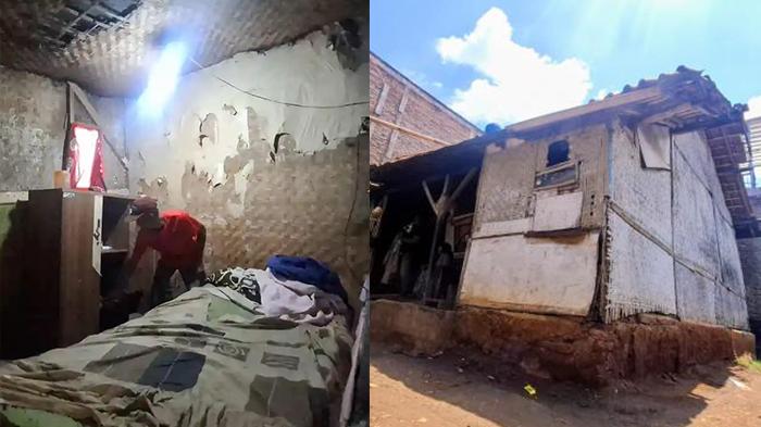 Penampakan Rumah Dihuni 12 Orang dari 3 KK, Tidur Berhimpitan Seperti Ikan Pindang