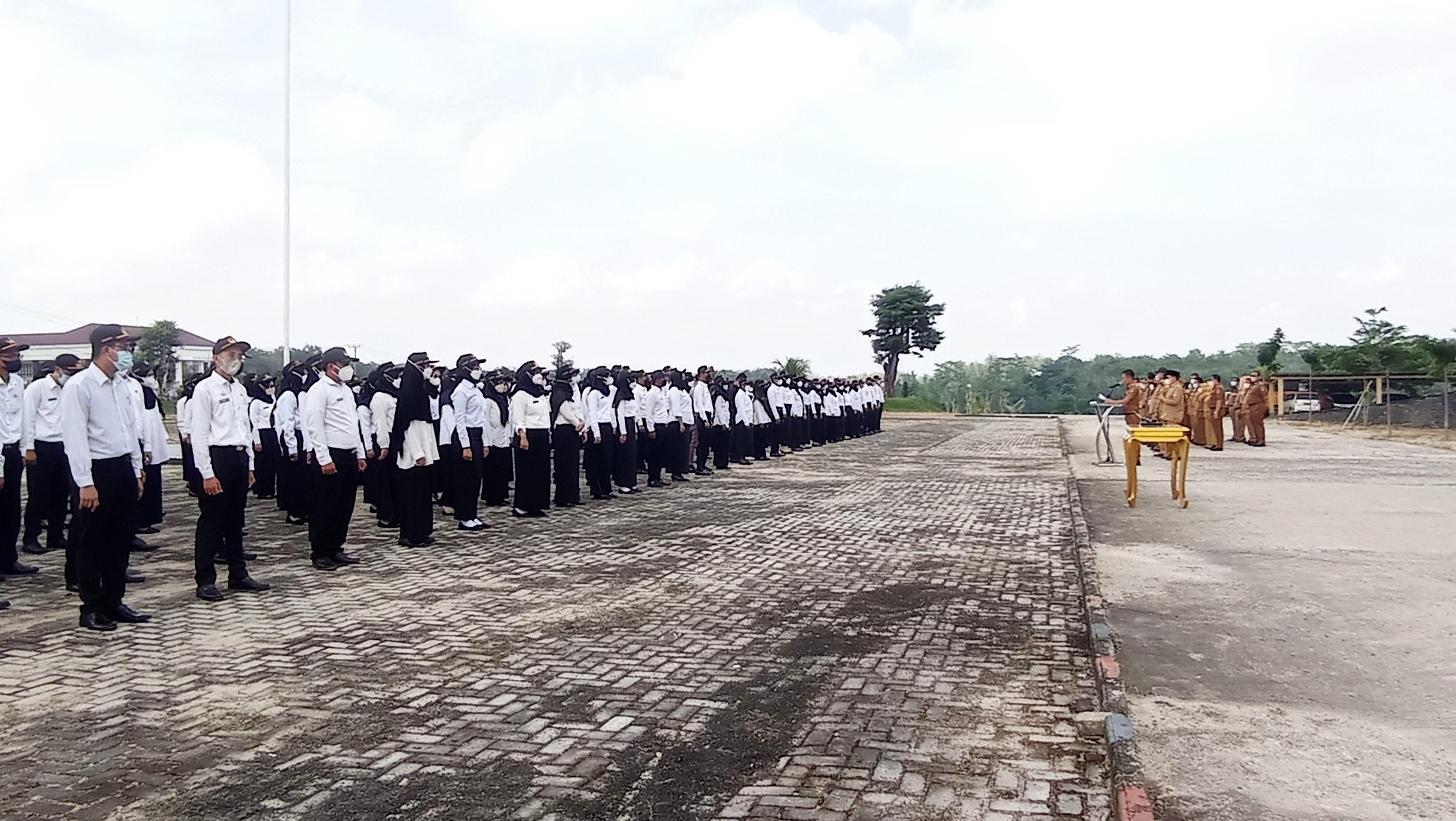 Bupati Saply TH Serahkan 269 SK CPNS dan PPPK Pemkab Mesuji Formasi Tahun 2021