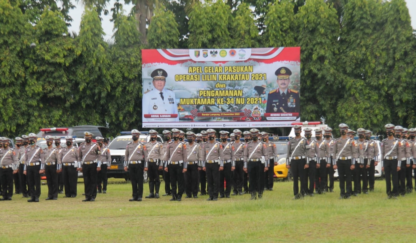 Libur Nataru, Polda Lampung Terjunkan 2.900 Personel