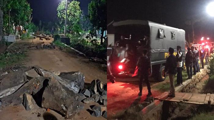 Breaking News Polisi Diserang Massa saat Tangkap Bandar Narkoba di Lampung Tengah