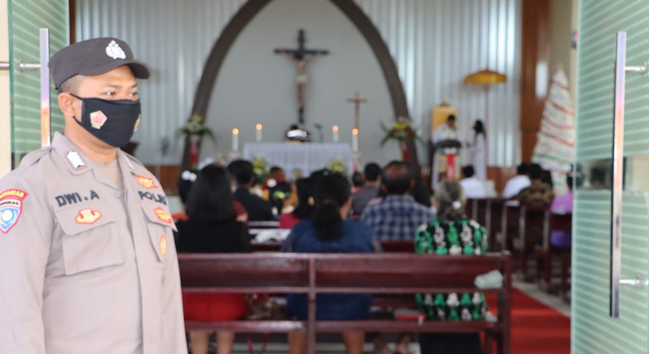 Pengamanan Natal, Polres Lampung Selatan Terjunkan 250 Personel