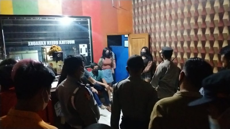Polres Lampung Utara Gelar Operasi Yustisi Protokol Kesehatan di Tempat Keramaian