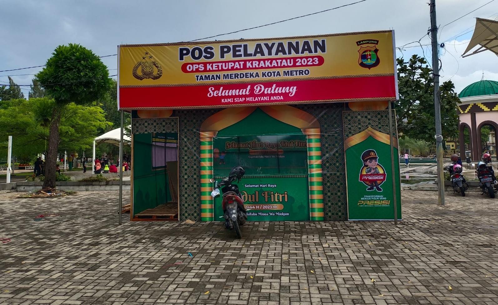 Jelang Lebaran 2023, Polres Metro Polda Lampung Siapkan Dua Pos Pengamanan dan Satu Pos Pelayanan