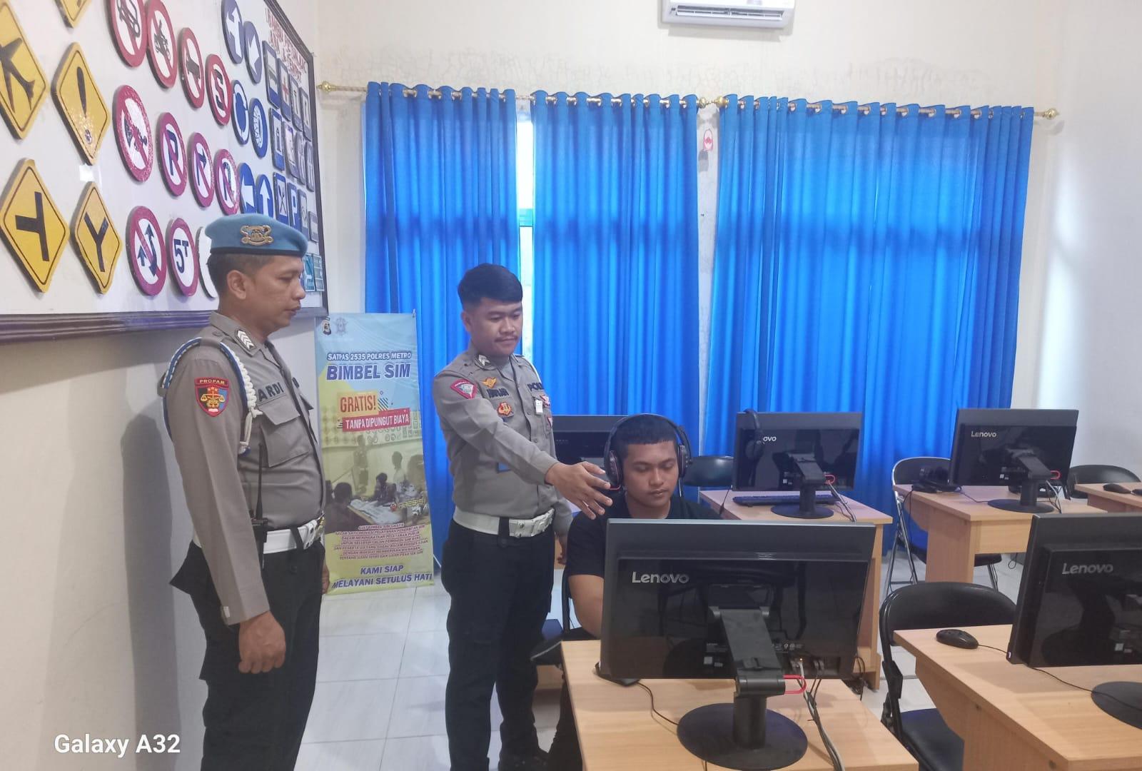 Antisipasi Pelanggaran dan Pungli, Provost Polres Metro Polda Lampung Cek Pelayanan Publik