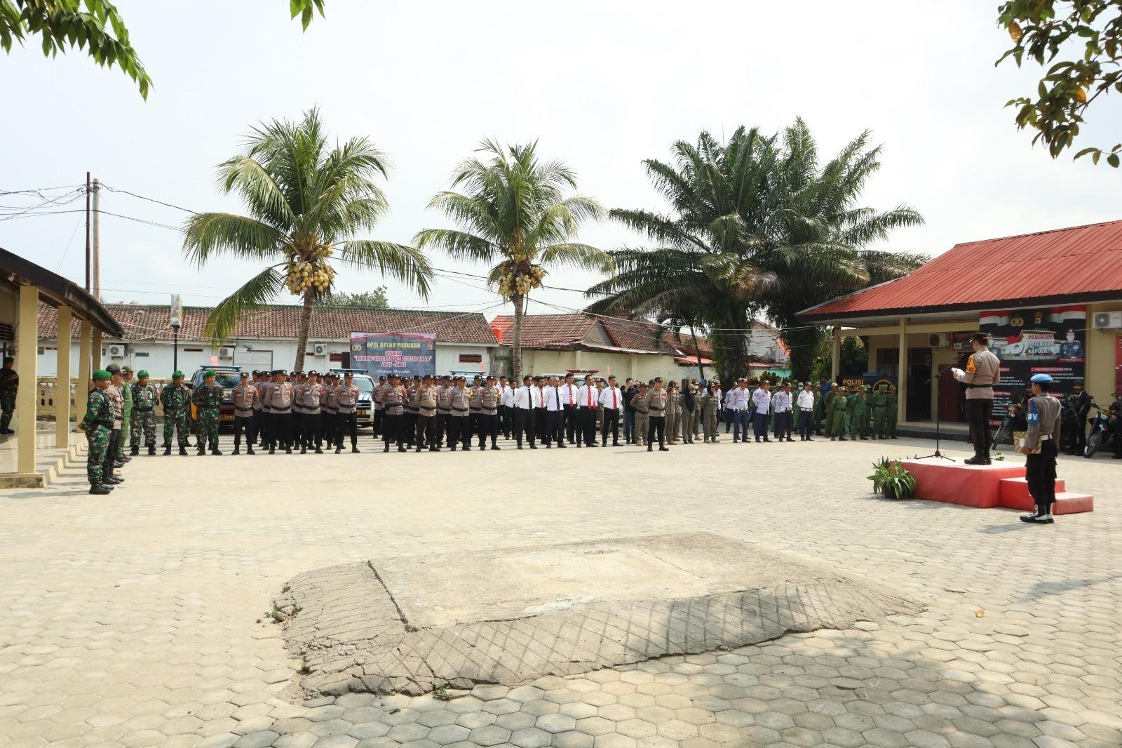 Jelang Pemilu 2024, Polres Pesisir Barat Gelar Apel Operasi Mantap Brata