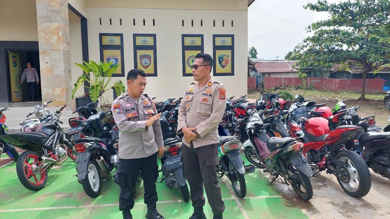 Pebalap Liar di Kota Agung Kocar Kacir di Datangi Petugas Polres Tanggamus Polda Lampung