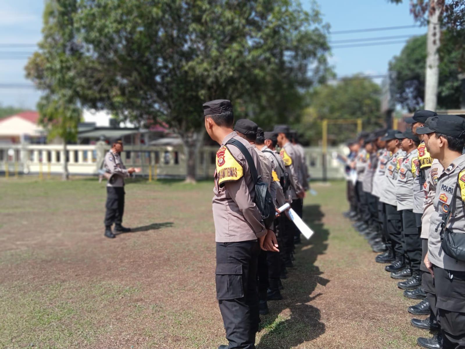 Jelang Pemilu 2024, Polres Way Kanan Tekankan Personel Kenali Potensi Kerawanan Kamtibmas