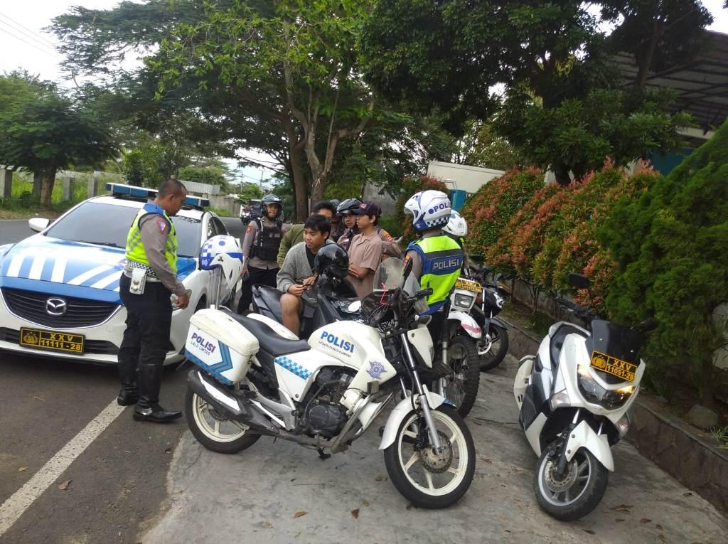 Polresta Balam Polda Lampung Sebar Tim Walet dan Tim Speed Cegah Balap Liar Jelang Buka Puasa