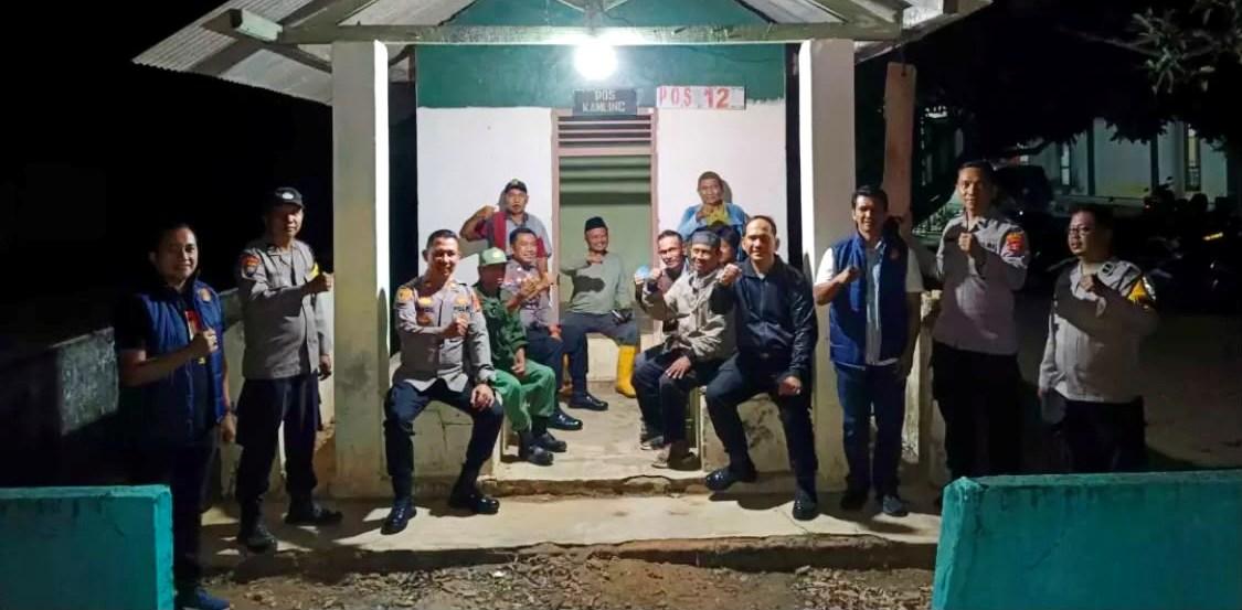 Polsek Punggur Ajak Warga Kembali Aktifkan Ronda Malam - Tribunlampung.co.id