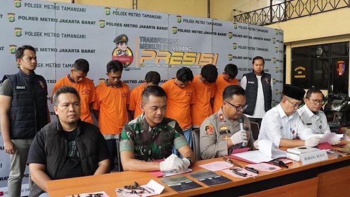 Komplotan Pelaku Curanmor Bersenpi Asal Lampung Digulung Polisi di Jakarta Barat