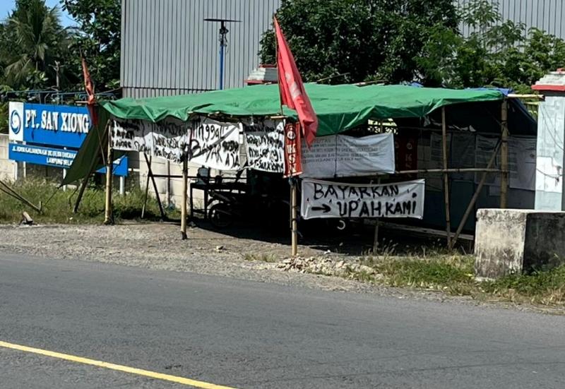 Serikat Buruh PT San Xiong Steel Indonesia Mengaku Diminta Bongkar Posko