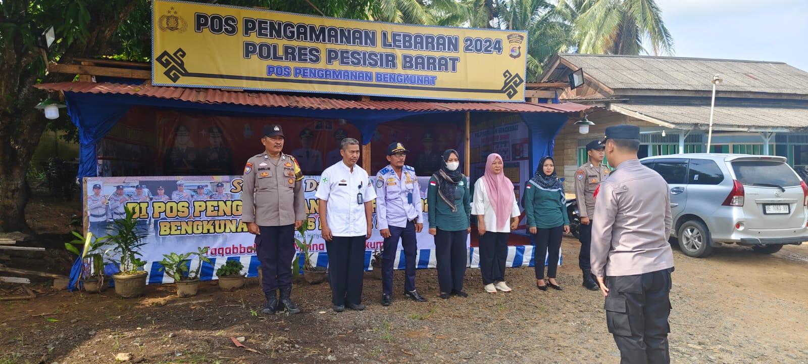 Polres Pesisir Barat Dirikan 3 Pospam dan 1 Posyan