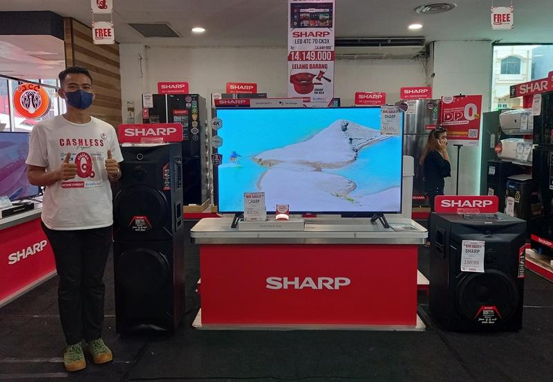 Promo Sharp Lampung, Harga Spesial Pembelian LED TV, Kulkas dan Mesin Cuci