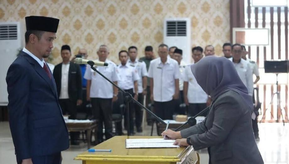 Najmul Fikri Resmi Dilantik sebagai Pj Sekda Kabupaten Mesuji Lampung