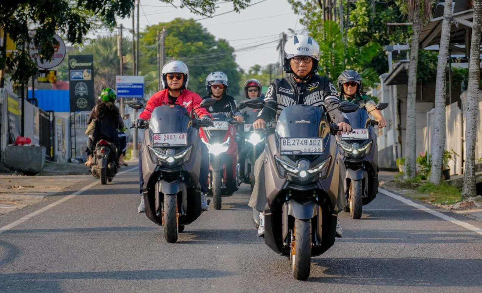 Yamaha Lampung sukses gelar Roadvibe Garda