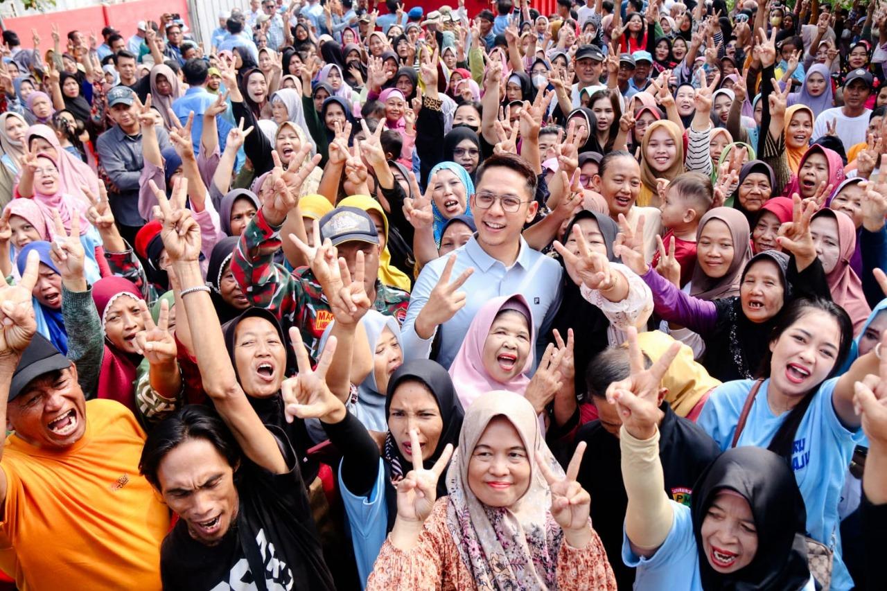 Jiwa Sosial Zulhas Melekat Pada Egi, Warga Sidomulyo Berikan Dukungan