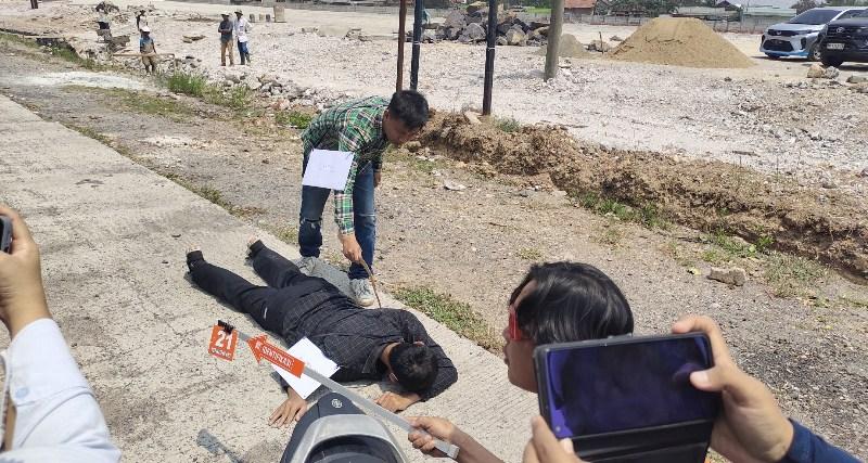 22 Reka Adegan Rekonstruksi Pelajar SMK Tewas Tawuran di Bandar Lampung