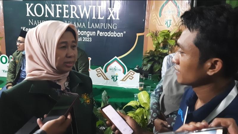 Rektor Unila Lusmeilia Afriani Apresiasi Konferwil PWNU Lampung, 'Tidak Bertele-tele'