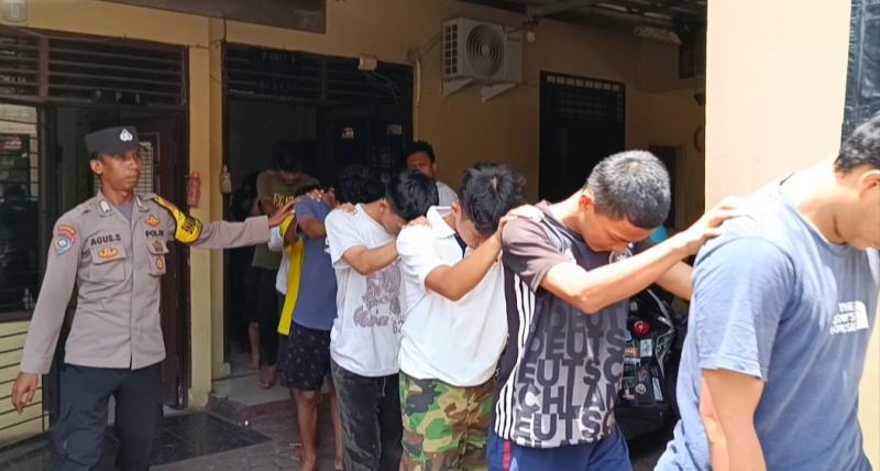 Sebelum Perang Sarung 2 Kelompok Remaja Kecamatan Bumi Waras Saling Tantang di Medsos