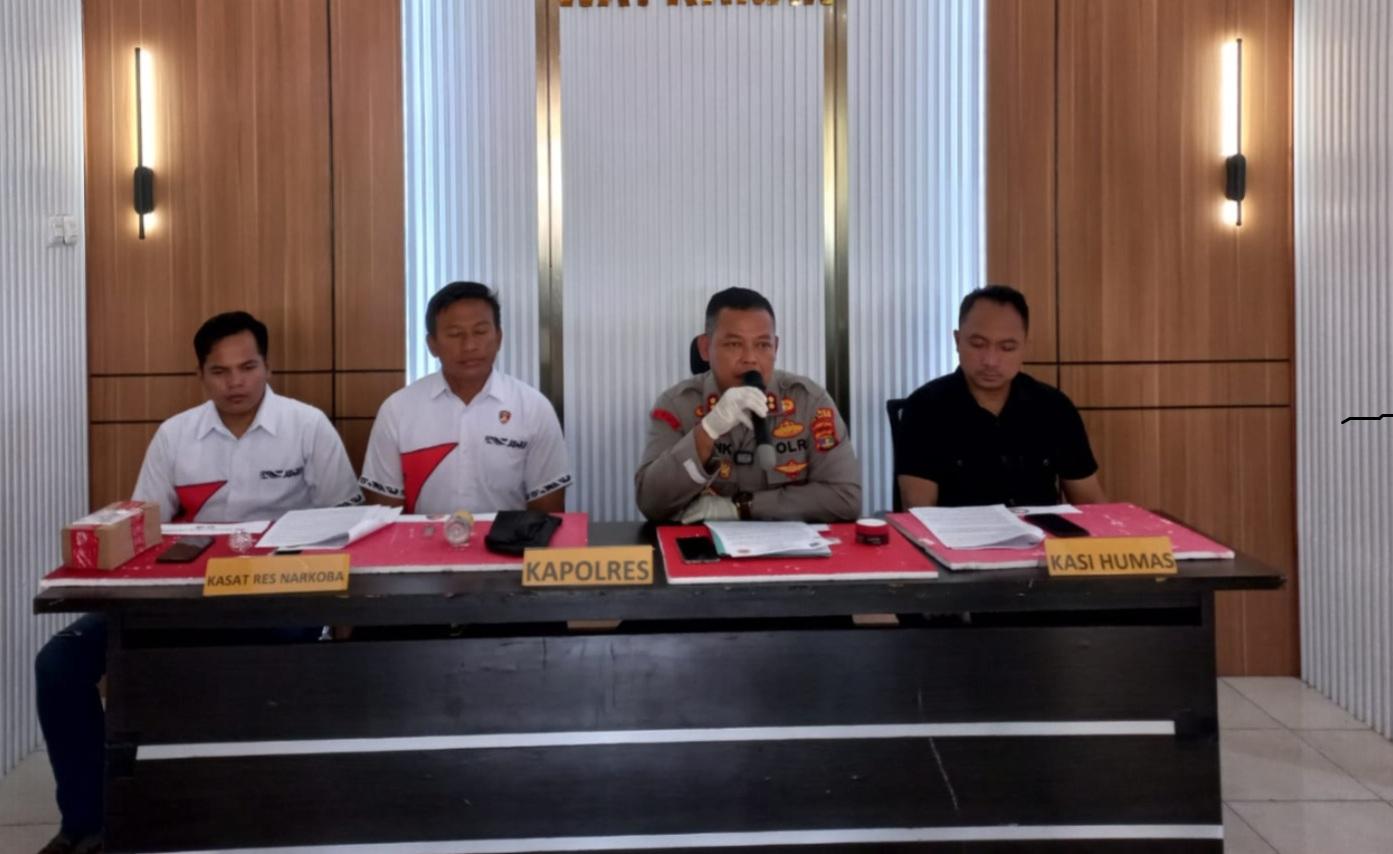 Total Sabu 11,53 Gram Berhasil Diamankan Polres Way Kanan