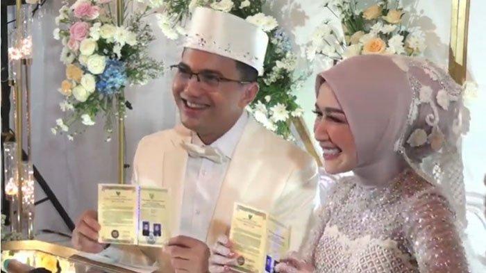 2 Kali Ucap Ijab Kabul, Sahrul Gunawan Akhirnya Resmi Menikah dengan Dine Mutiara