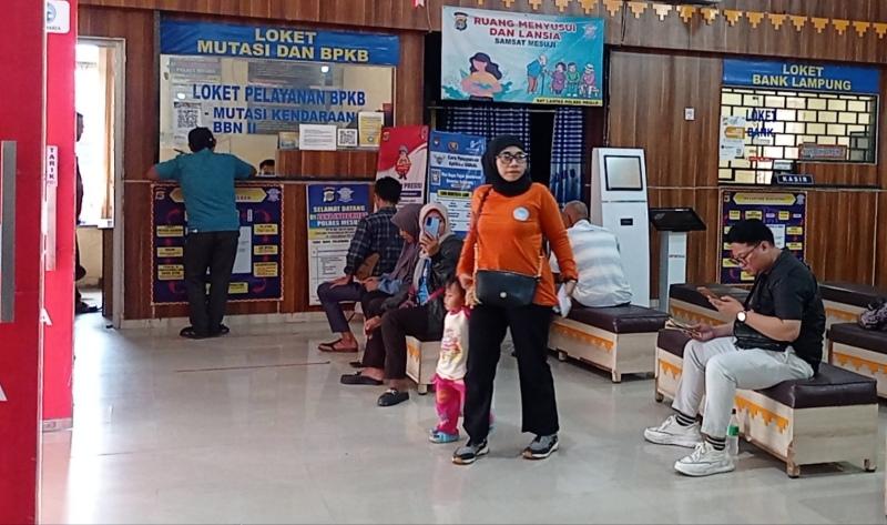 Progam Pemutihan Pajak, Samsat Mesuji Alami Lonjakan Pengunjung