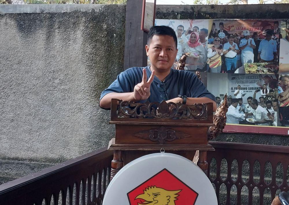 Kader Gerindra Berpotensi Jadi Ketua DPRD Lampung, Giri Akbar: Doakan Saja