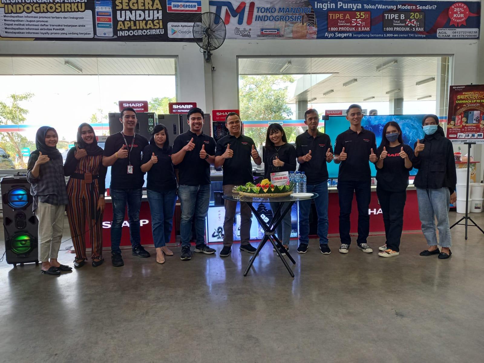 Exhibition Toko Niko Electronic dan PT Sharp Electronics Dimulai di Indogrosir, Ada Promo Menarik