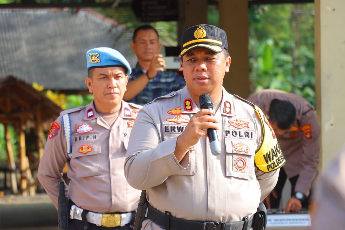 Sidak ke Polsek, Wakapolresta Bandar Lampung Polda Lampung Ingatkan Netralitas Polri