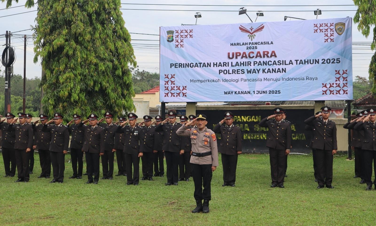 Wakapolres Way Kanan Polda Lampung: Dalam Pancasila, Kebhinekaan Bukan Alasan untuk Terpecah