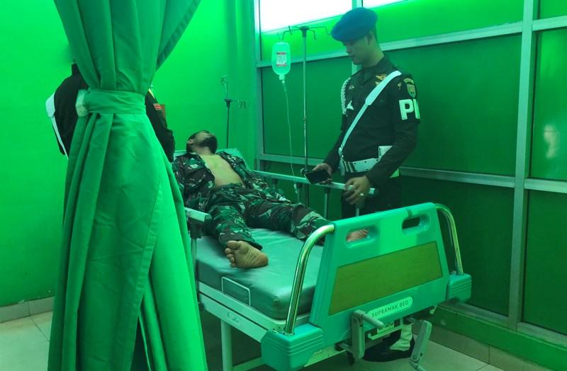 TNI Gadungan Ngamuk Kemudian Pingsan di Stasiun Kereta Api Kotabumi Lampung Utara