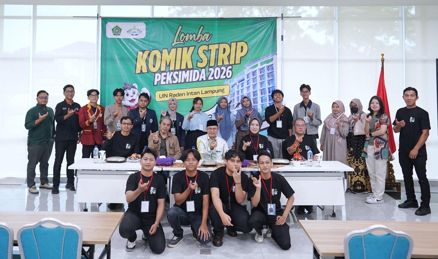 Lomba Komik Strip PEKSIMIDA 2026 Dihelat di UIN Raden Intan Lampung - Tribunlampung.co.id