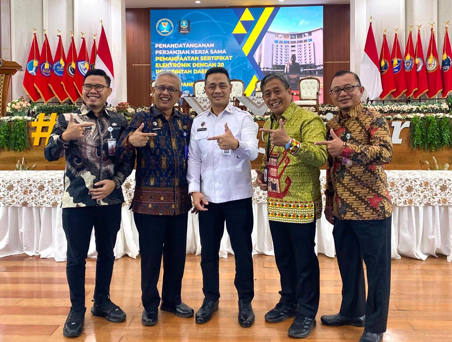 Tanggamus Lampung Ungguli 20 Pemda Lain dalam Pemanfaatan Tanda Tangan Elektronik - Tribunlampung.co.id
