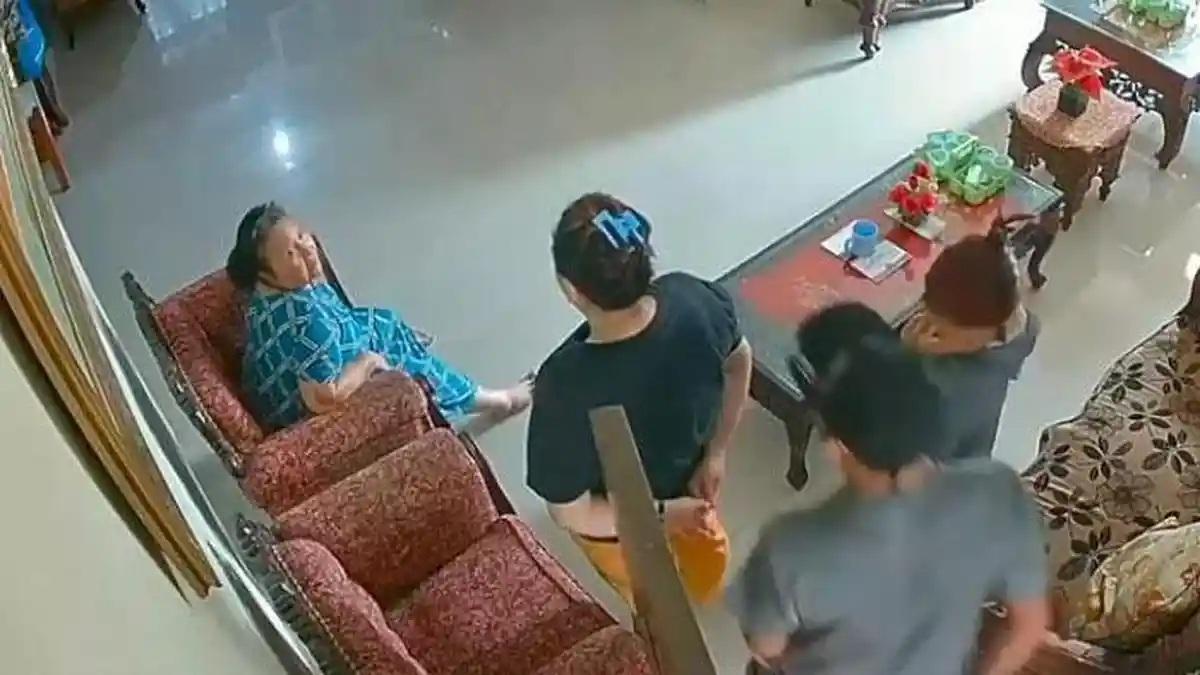 CCTV Ungkap Menantu Terlibat Perampokan Menewaskan Wanita Lansia di Pekanbaru