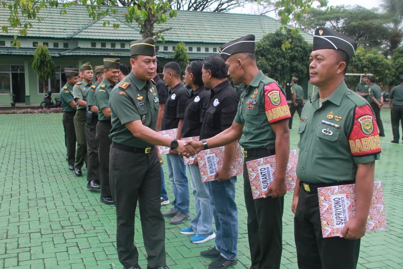 Dandim Tulangbawang Triano Iqbal Pimpin Tradisi Korp Raport