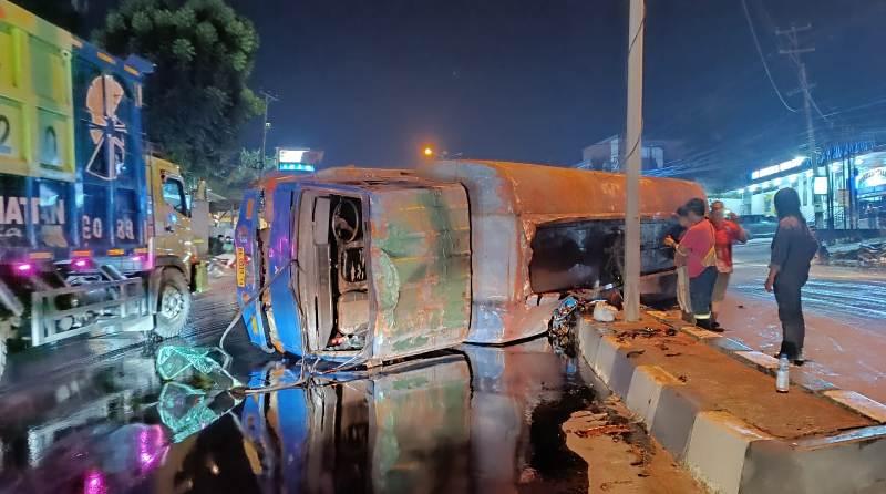 Penyebab Truk Tangki Terguling di Bandar Lampung, Sopir Ngaku Sudah Ngerem