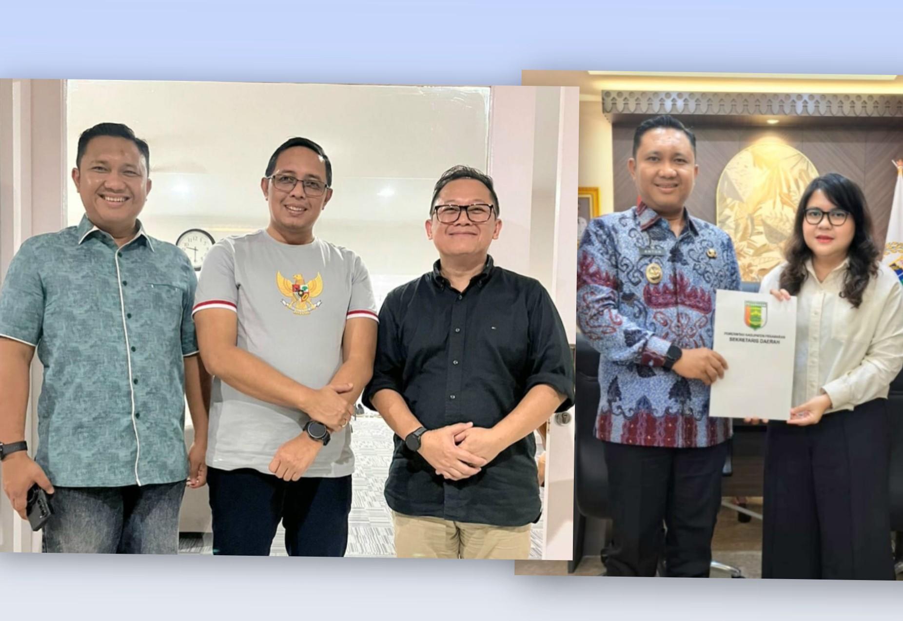 Lobi Pusat, Wabup Pesawaran Antonius Bertemu Hasan Nasbi dan Wakil Ketua DPRD DKI Jakarta