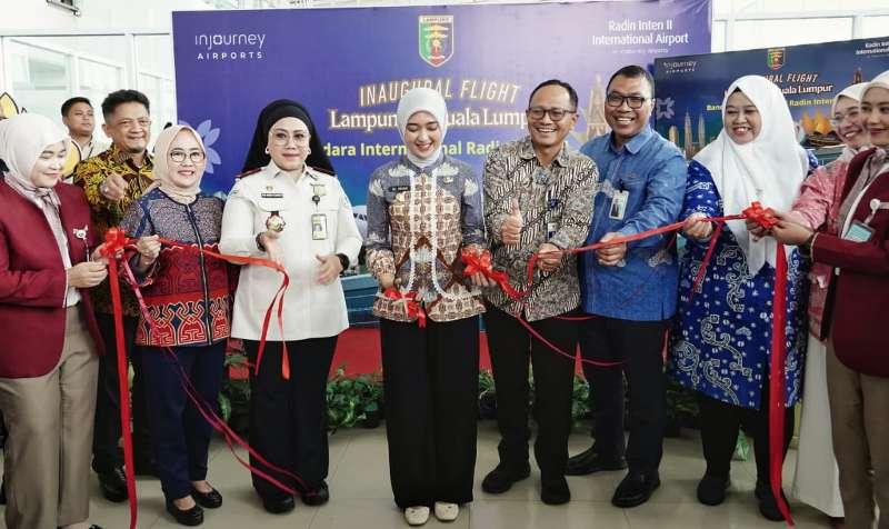 Penerbangan Lampung-Kuala Lumpur Resmi Dibuka, Wagub: Perkuat Konektivitas Lampung